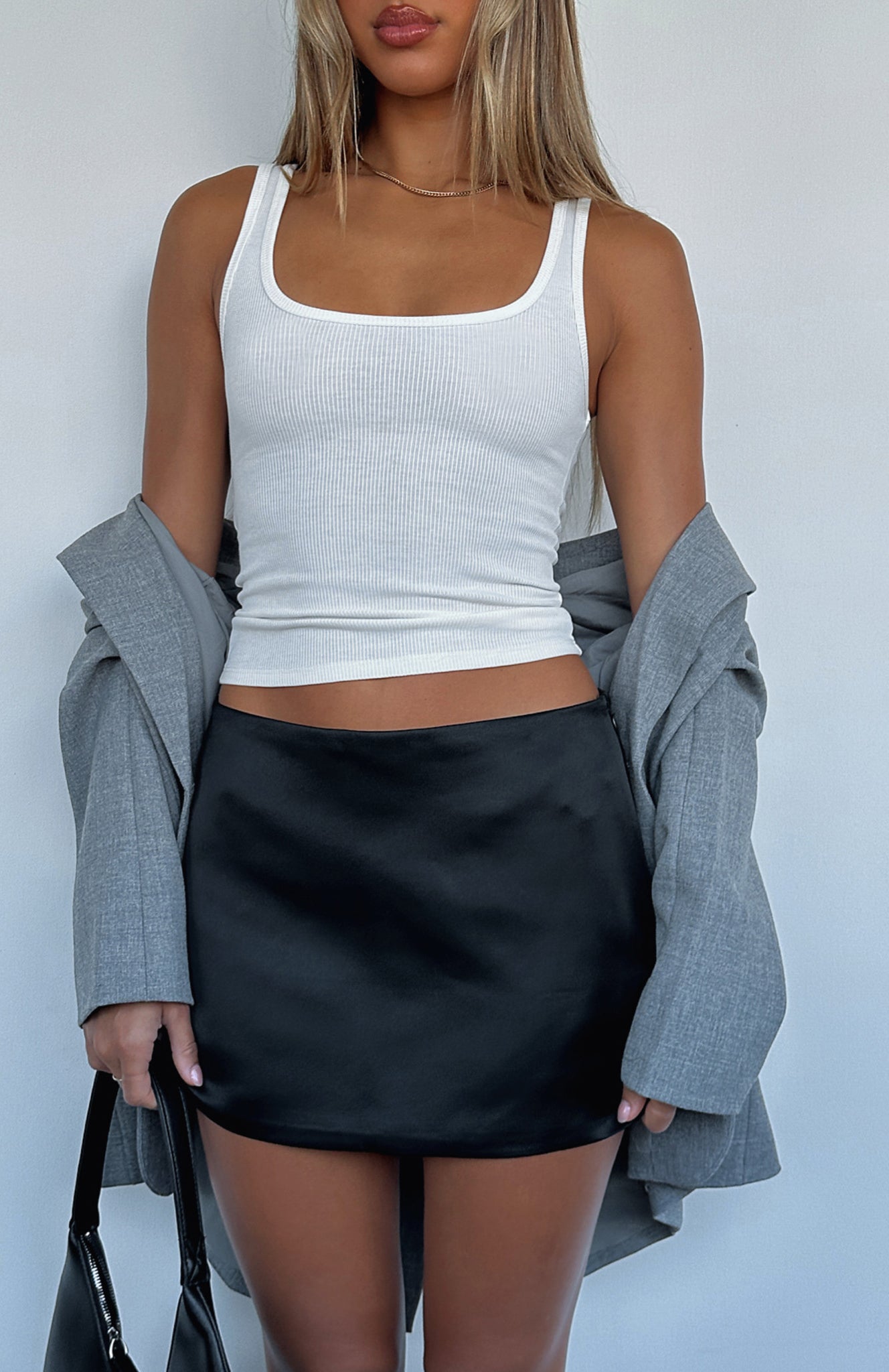 Black Mini Skirt with Hidden Zipper – It's Go Time