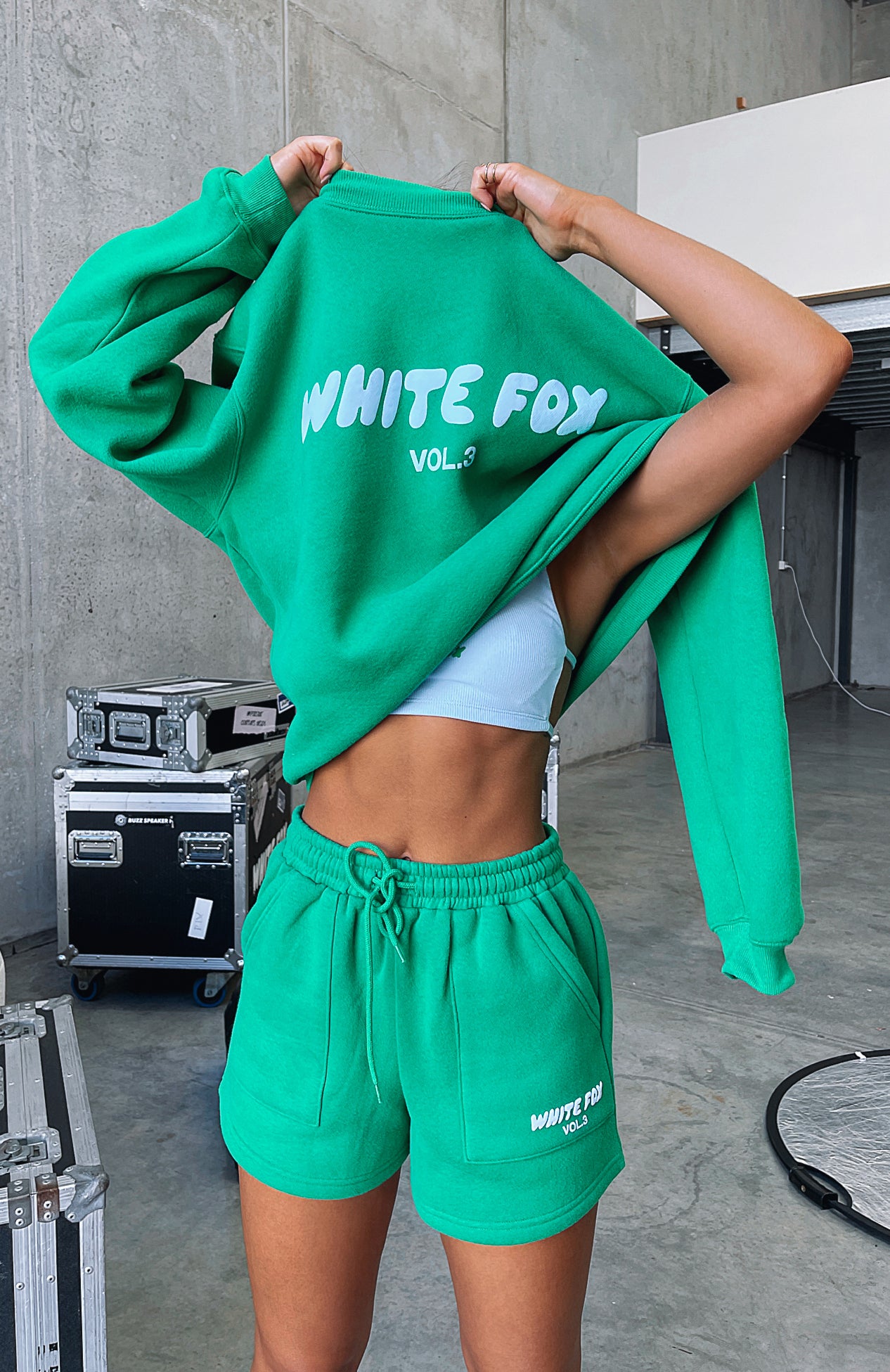 Offstage Fleece Lounge Shorts with Drawstring Waist